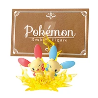 genuine pokemon candy toy pikachu marill vulpix sylveon slowbro plusle and minun whimsicott mew cute action figure model toys