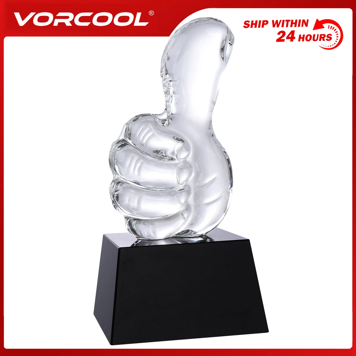 Вечерние призы большого пальца украшенные кристаллами Подарочный трофеи для