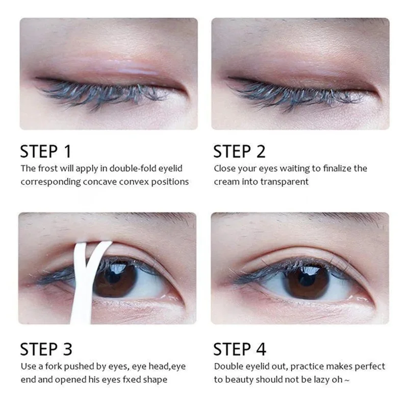 

1/2pcs Invisible Double Eyelid Shaping Cream Naturally Long Lasting Waterproof Double Eyelids Styling Cream J9