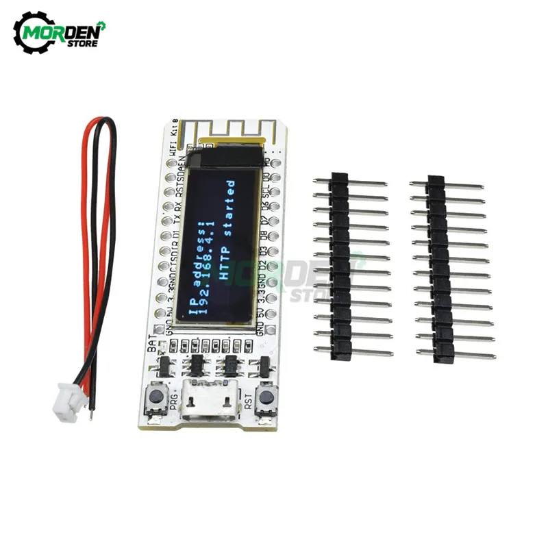 Плата ESP8266 для разработки Интернета Wi-Fi модуль NodeMcu Arduino IOT TTGO 0 91 дюйма OLED CP2014 32 Мб |