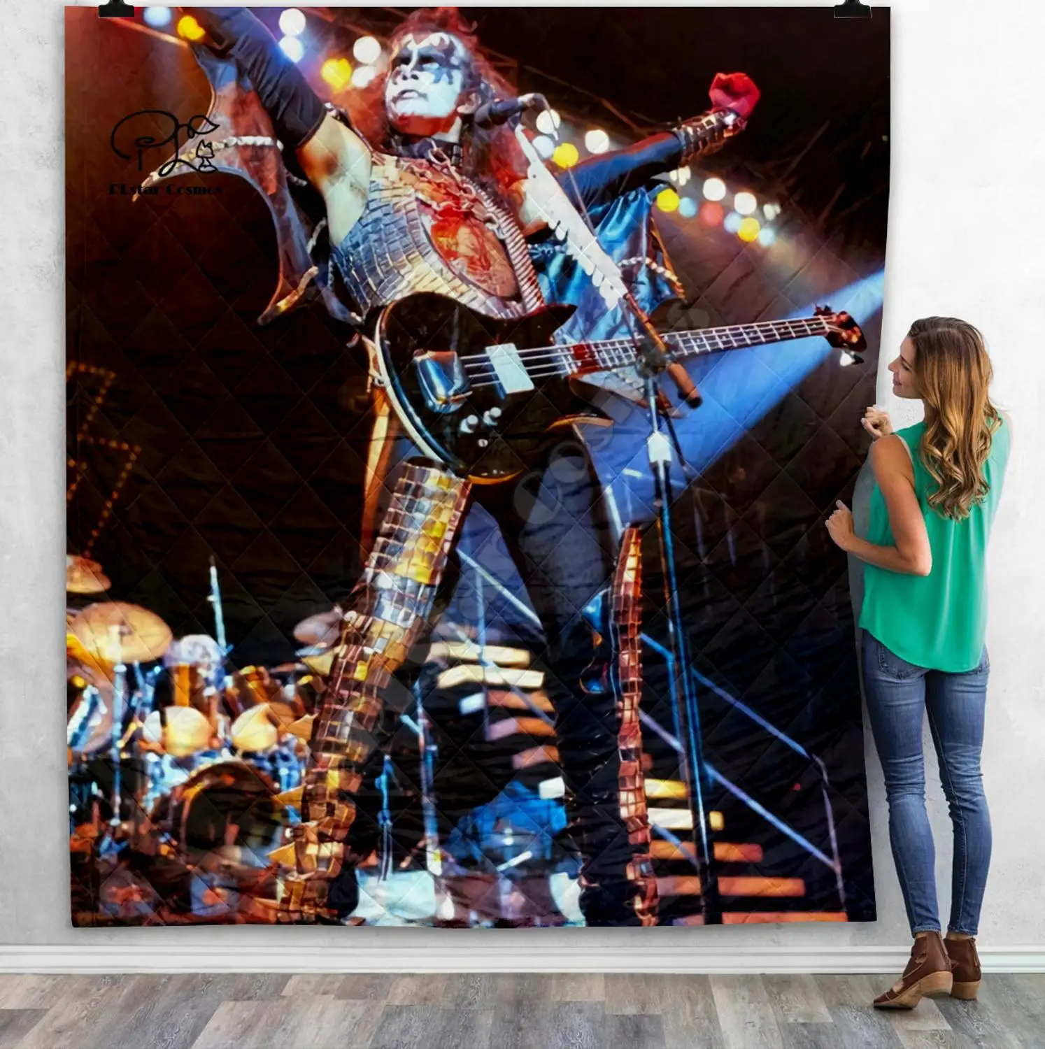 Постельное белье KISS Rock & Roll All Nite вечерние НКИ 3D одеяло для детей и взрослых мягкое