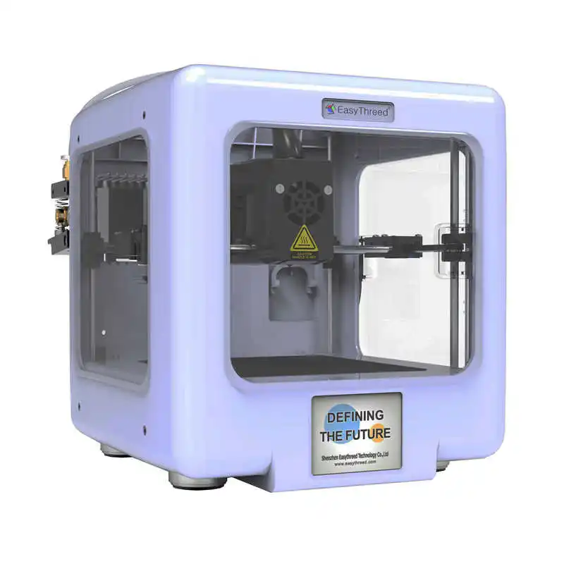white Супер Мини 3D DIY принтер для детей wifi 3D Drucker с экраном DIY Набор принтер один ключ печатная машина для детского подарка - Цвет: white