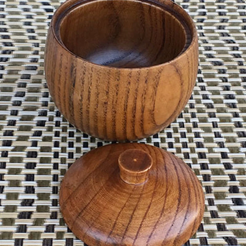 Плетеный абажур из натурального дерева солонка коробка для специй сахарница