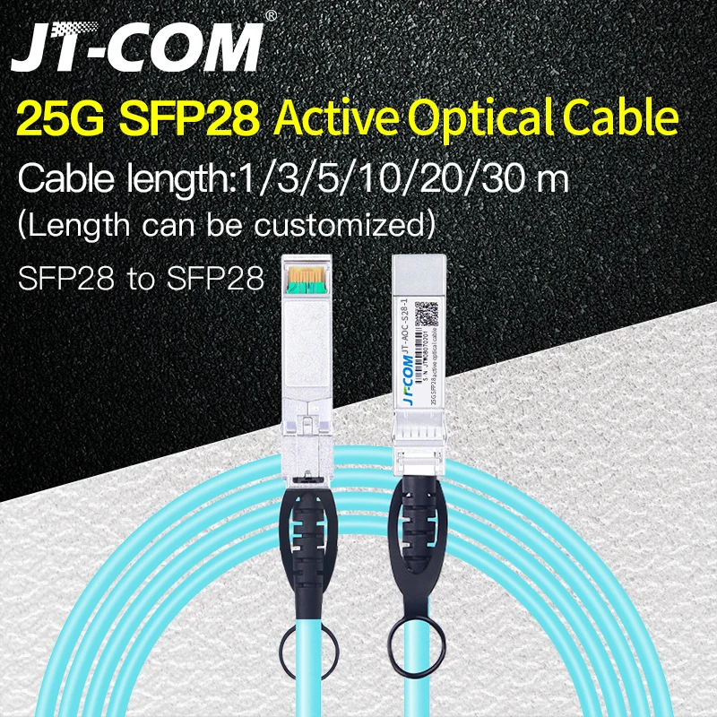Волоконный кабель 25G SFP28-SFP28 AOC активный оптический OM3 длина по индивидуальному