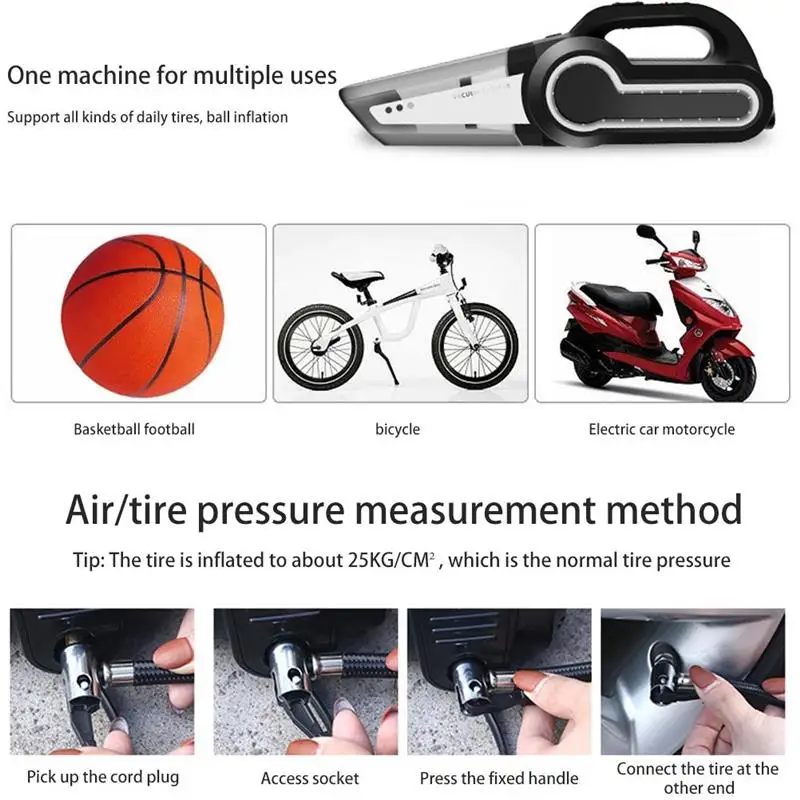 4 в 1 автомобильный пылесос многофункциональные портативные пылесосы с