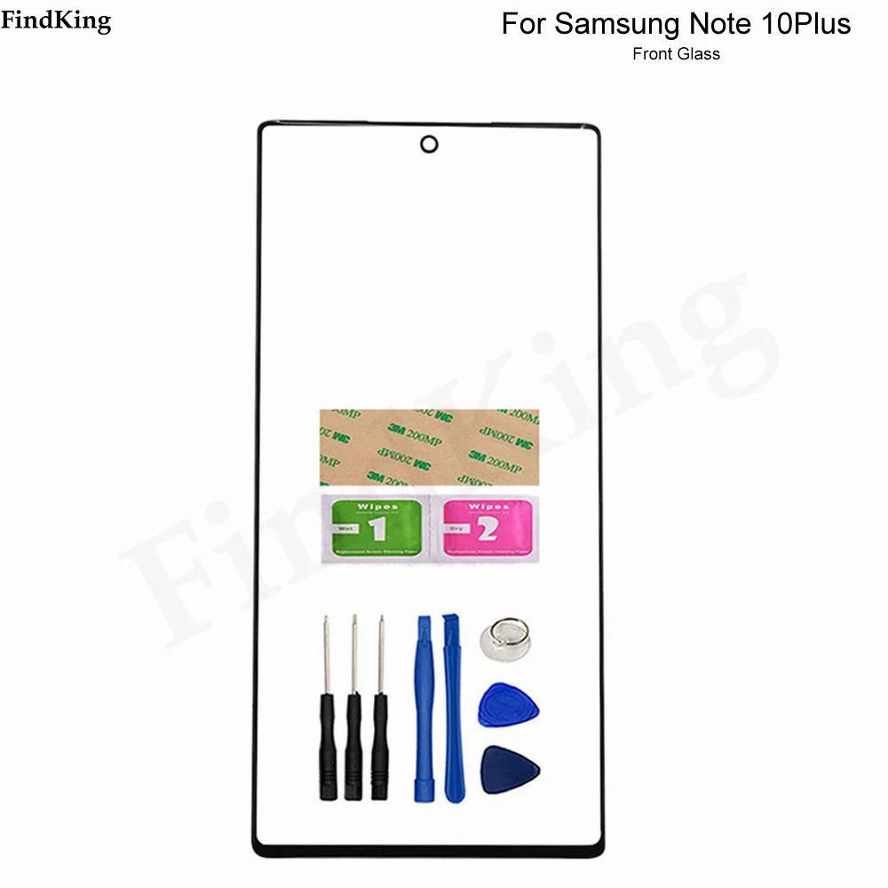 Для Samsung Galaxy Note 10 Plus Note10 + N975F N975DS N975U Переднее стекло ЖК передний сенсорный экран
