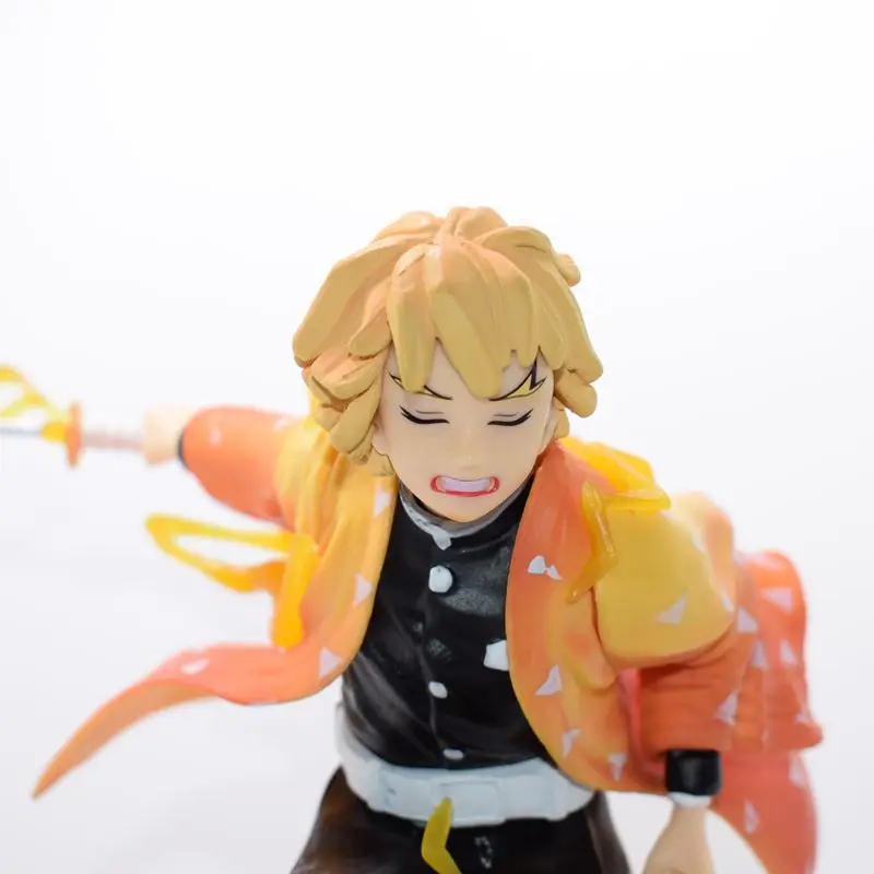 Фигурка героя Agatsuma Zenitsu японская милая Боевая ПВХ экшн фигурка игрушка украшение