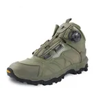 Брендовые тактические военные армейские ботинки; Мужская дышащая обувь BOA с быстрой реакцией; Армейские ботильоны; Безопасная обувь для альпинизма