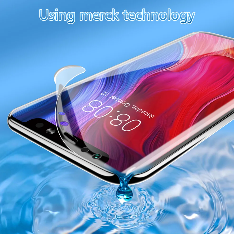 Гидрогелевая пленка 100D для Xiaomi Redmi Note 8 7 Pro K30 K20 изогнутая полное покрытие мягкая