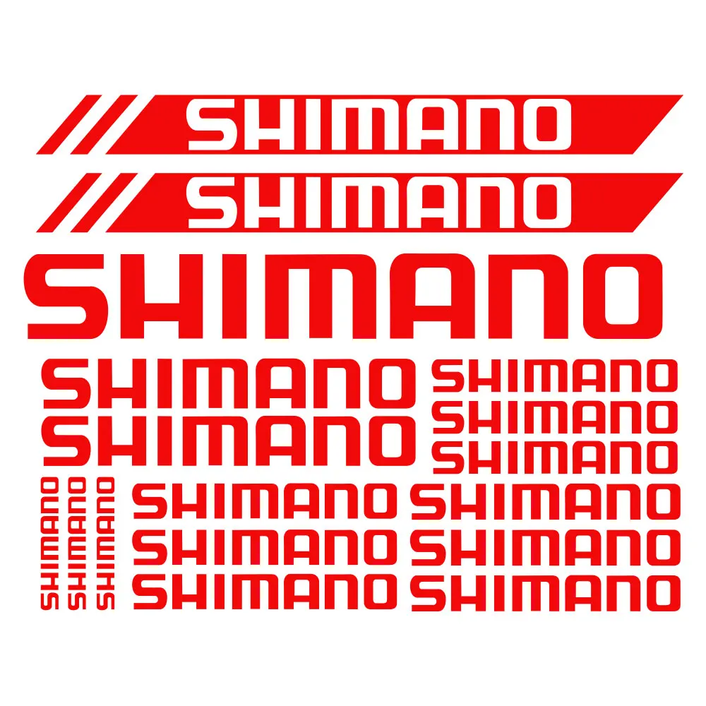 

Car Stickers Compatible for Shimano Decal Frame Cycle Cycling Bicycle Waterproof Sun Protection kk Vinyl,28cm