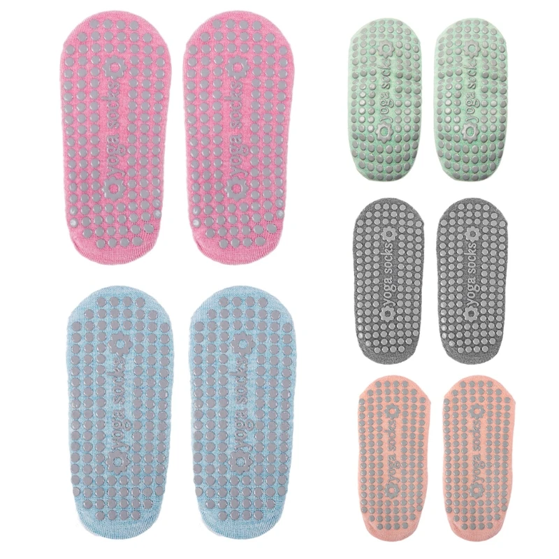 

Women Yoga Socks Non Slip Sticky Toe Grip Criss Cross Pilates Ballet Hosiery