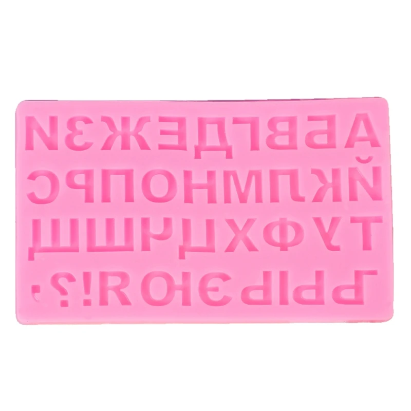 

Russian Letters Silicone Molds 3D Alphabet Fondant Mould Mini Symbols Ice Cube Tray Baking Mold Epoxy Resin Molds Crafts
