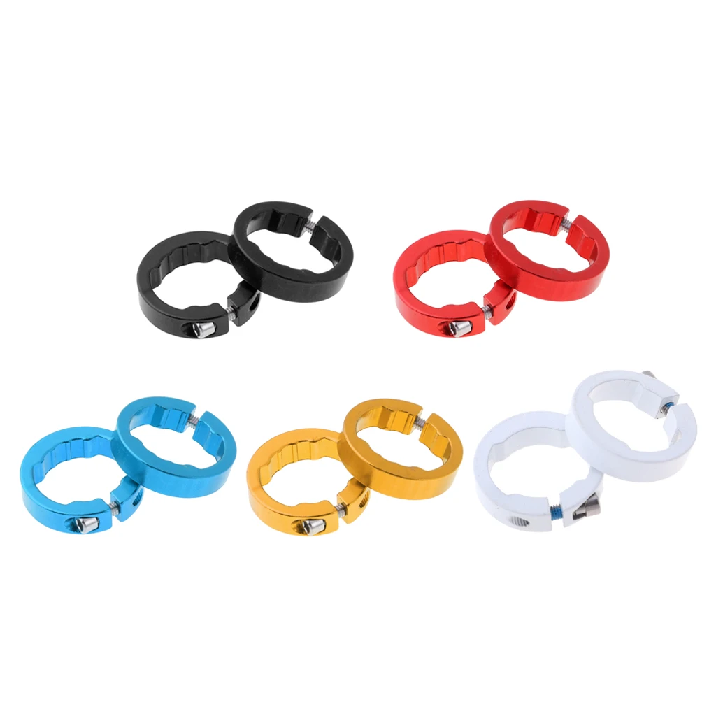 

2pcs Lock Ring for Bicycle Bike Handlebar Grips Locking On Cycle Handle Bar Cover Grips End Fixed Rings