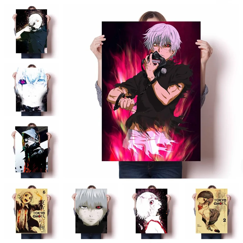 Аниме Tokyo Ghoul декоративные постеры стены искусства домашний декор Спальня дети