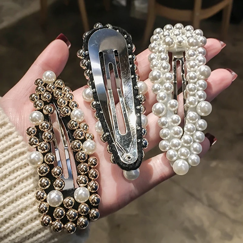 Модные винтажные металлические заколки для волос в Корейском стиле 1 шт. красивые