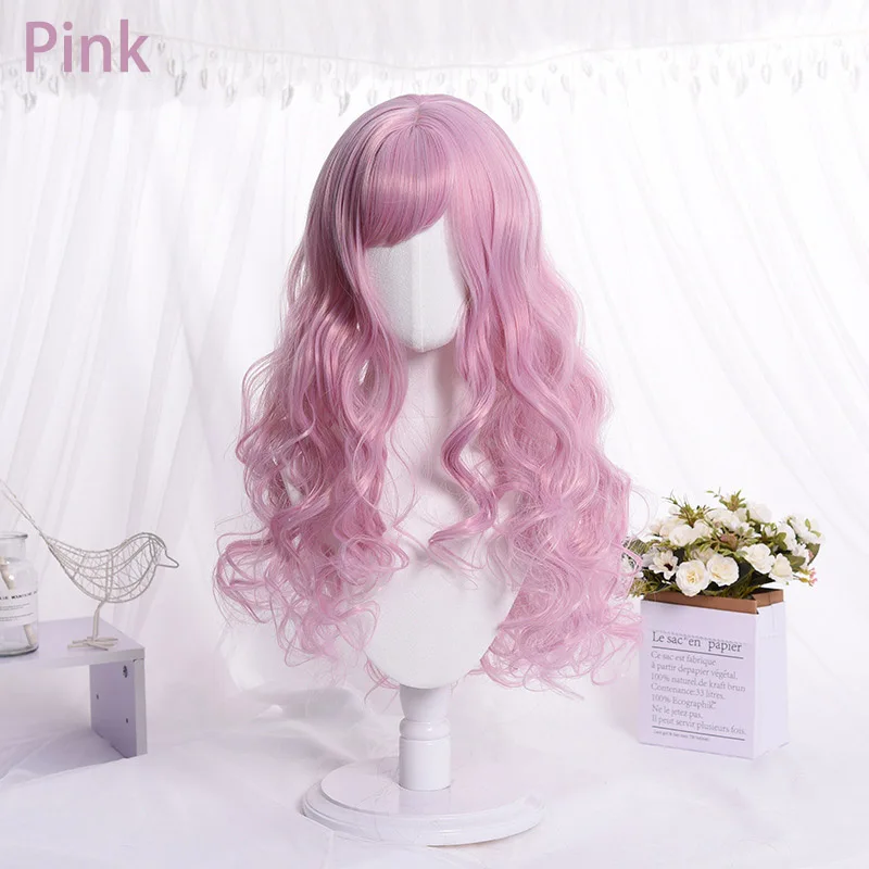 

Парик женский термостойкий синтетический для косплея, модные Мультяшные волосы для девочек, кавайная Лолита, для Хэллоуина, карнавала, вече...