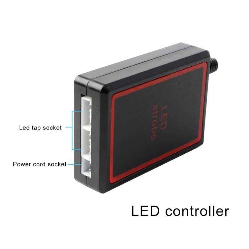 

4x 4 LED Wired Remote Controller Car Strobe Warning Flashing Light Truck Flashing12V 16W Signal Lamp LED Work Bright Light ABS