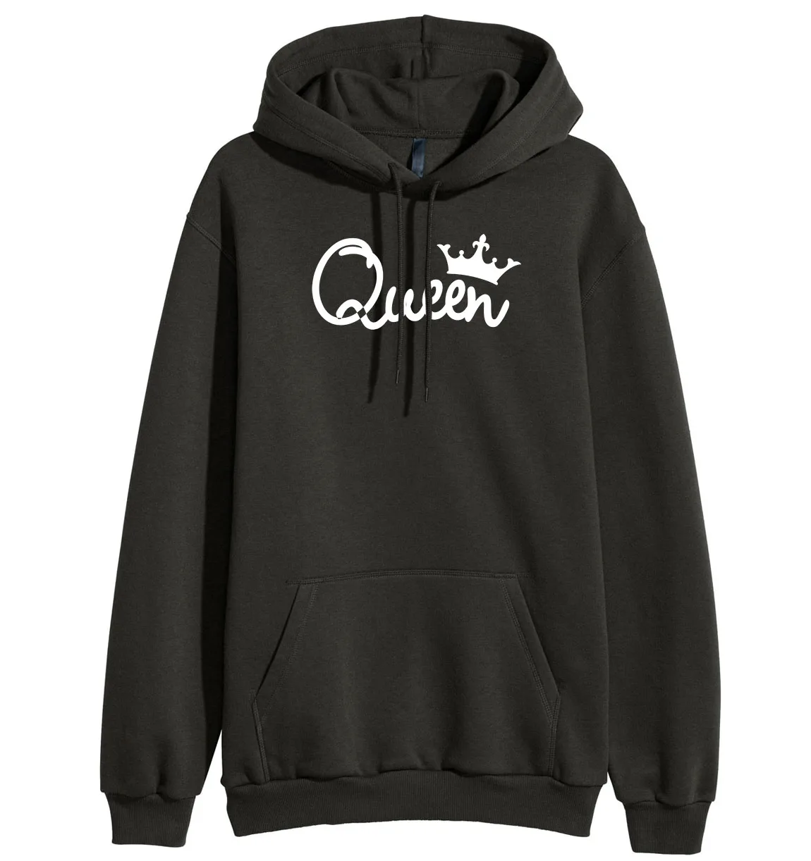 Флисовая Толстовка Пуловер женский в виде королевской короны из спортивный