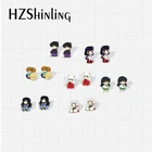 Эпоксидные акриловые серьги с персонажами японского аниме, 2019, серьги из акриловой смолы