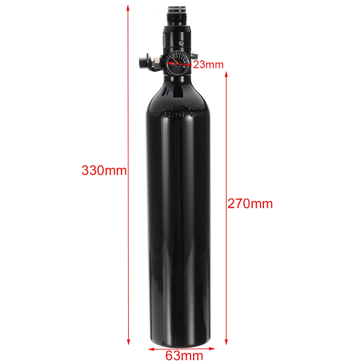 Алюминиевый баллон для пейнтбола с воздушным баком л PCP 4500psi регулятор выходного