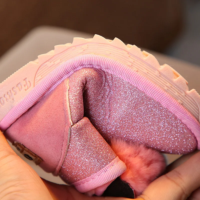 2019 зимняя детская хлопковая обувь для детей 1 2 3 лет малышей Детская Нескользящая