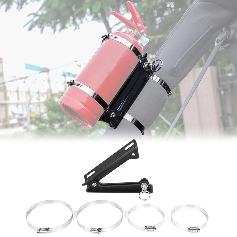 Регулируемый рулон огнетушителя держатель бутылки для Jeep Wrangler TJ JK JKU JL UTV Polaris RZR