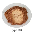 Жемчужный пигмент минеральная пудра Mica порошок Тип 500 напылением золотистого цвета; Краски набор сделай сам для краситель мыло автомобили художественных ремесел 50 г акриловая Краски