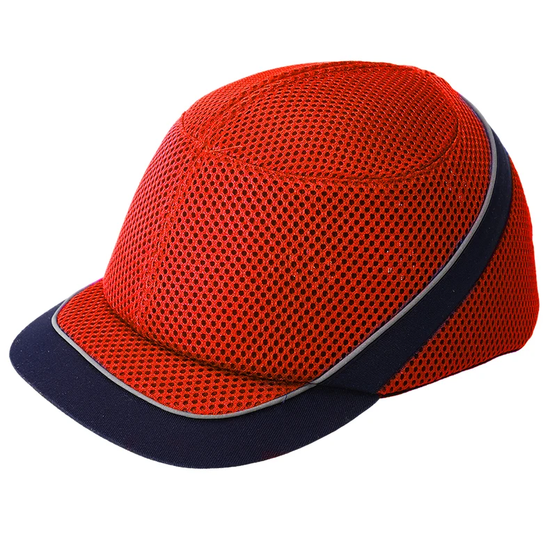 

Bump Cap Work Safety Helmet With Reflective Stripes Breathable Security Anti-impact Light Weight Helmets Protective Hat 4 Colors