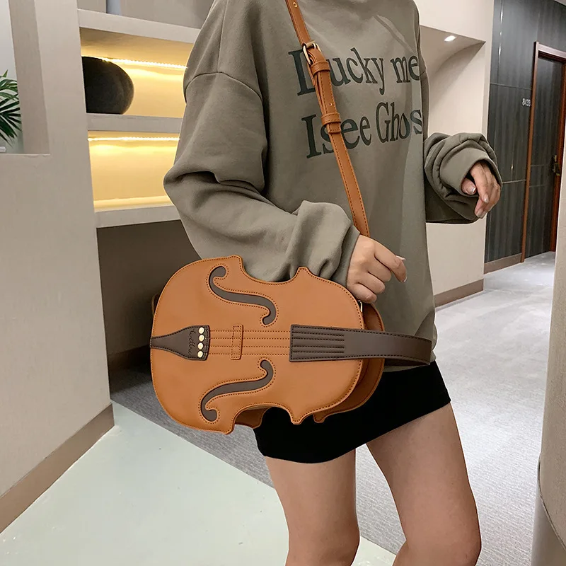Vintage Violin Shoulder Bag for Women Crossbody Bags Fashion Messenger Bag Female Bag Ladies Hand Bags Bolsa Feminina Backpack