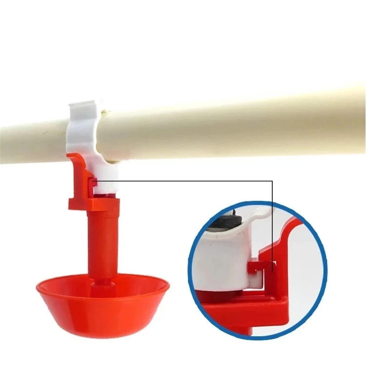 Автоматическая поилка для кур 1 комплект подвесная чаша с шариком сосков