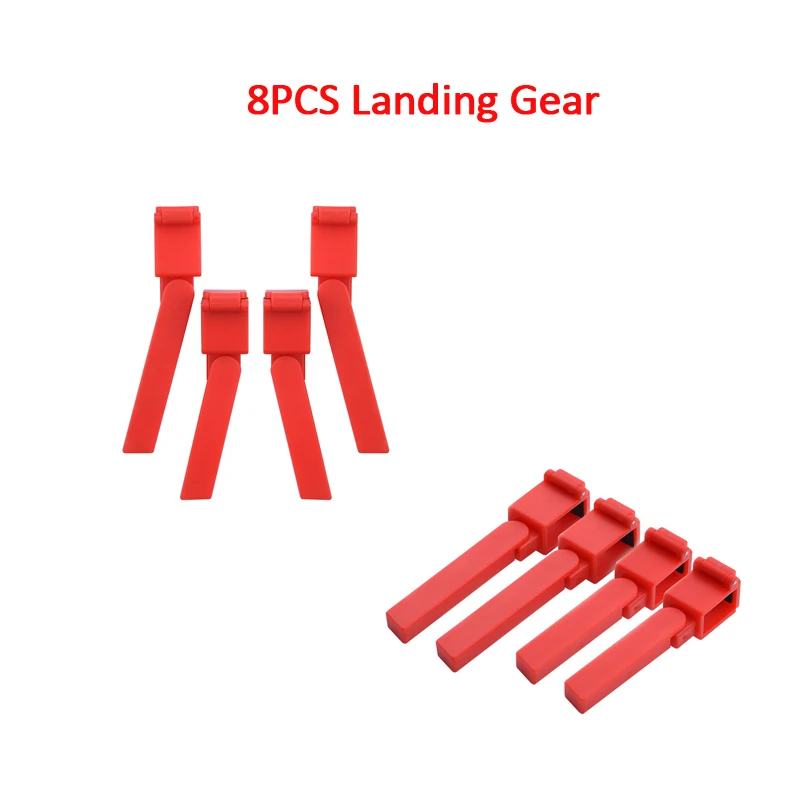 8PCS Red 4 шт/8 шт шасси Расширенная увеличивающая Складная Ножка Штатив для FIMI X8 SE - Цвет: 8PCS Red
