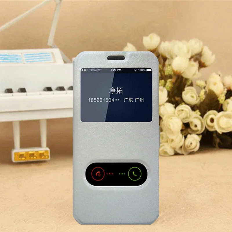 Чехол для Oneplus 3 T 5 дюймов быстрое окошко просмотра ответа откидная крышка One Plus Coque