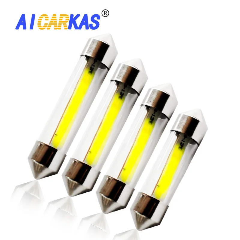 AICARKAS 10 шт./лот светодиодный автомобильный светильник со стеклянной оболочкой