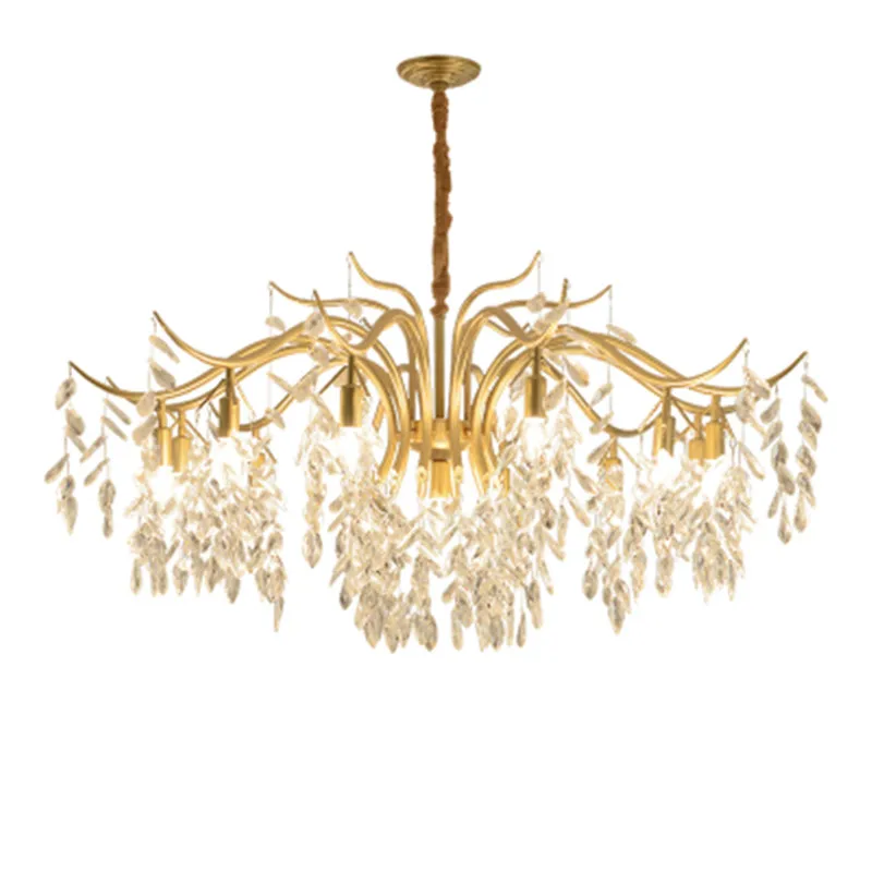 Ретро подвесной светильник в скандинавском стиле хрустальная лампа форме