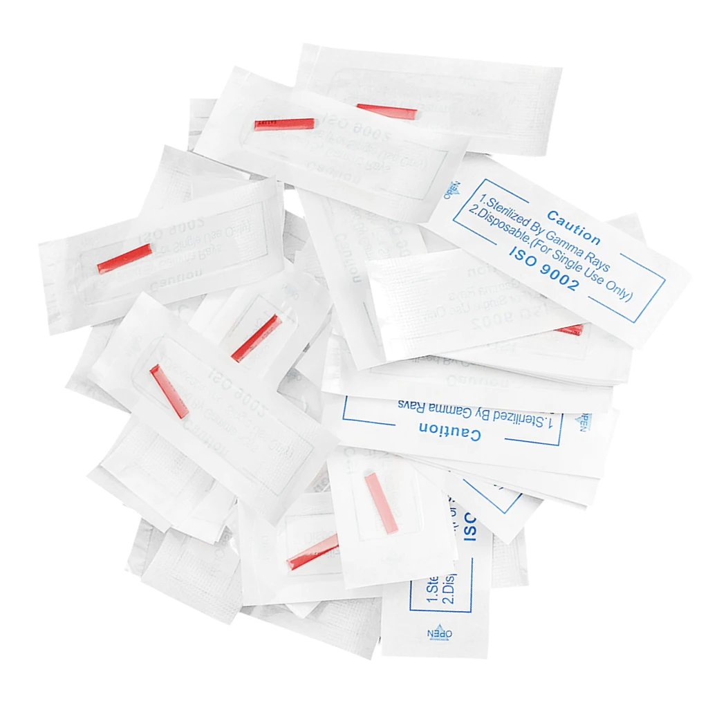 

100x Eyebrow Blades Microblading Tattoo Brows Needles Makeup Tools 12 Pins
