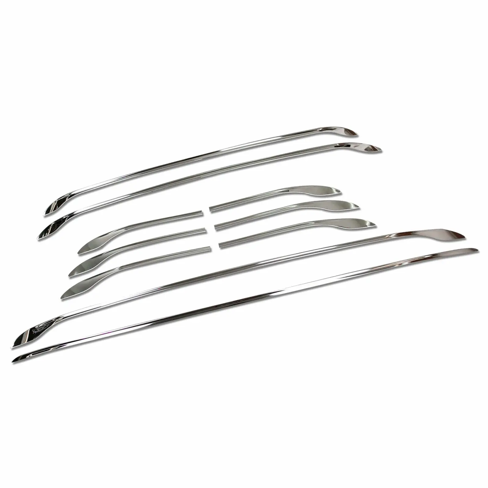 

Fit For Toyota Venza 2021 Front Grill Grille Cover Trims 10PCS ABS