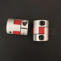 2%c3%97shaft coupling 30mm length 25mm od stepper motor coupler aluminum alloy joint connector for diy encoder and other cnc machine