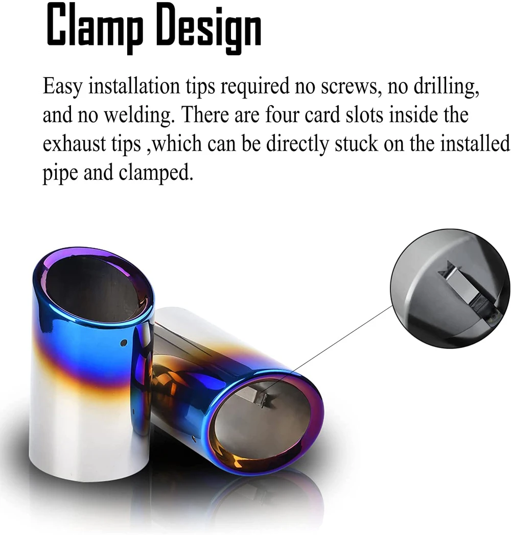 Насадки на глушитель автомобиля трубы из нержавеющей стали для VW Volkswagen JETTA/SAGITAR