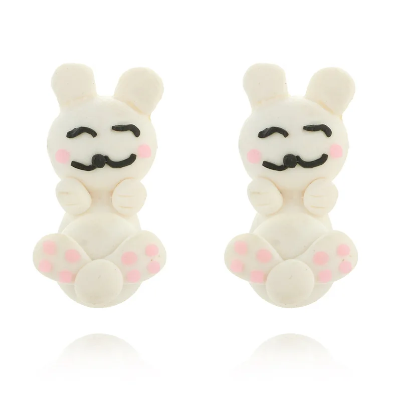 Прямая поставка хит продаж ручная работа полимерная глина милые серьги-гвоздики