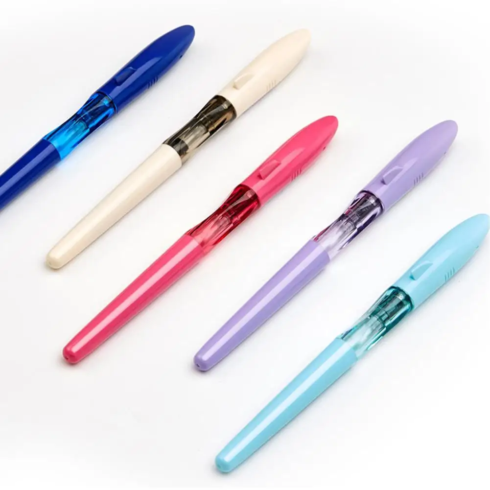 High Quality 993 Fountain Pen Color Small Shark Shape Ink School Student Office EF 0.38mm Nib Kawaii Stationery |