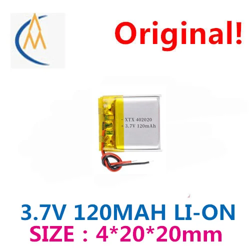 

3.7 V digital recorder pen point read 402020 smart lithium-ion batteries wear light polymer battery 120 mah