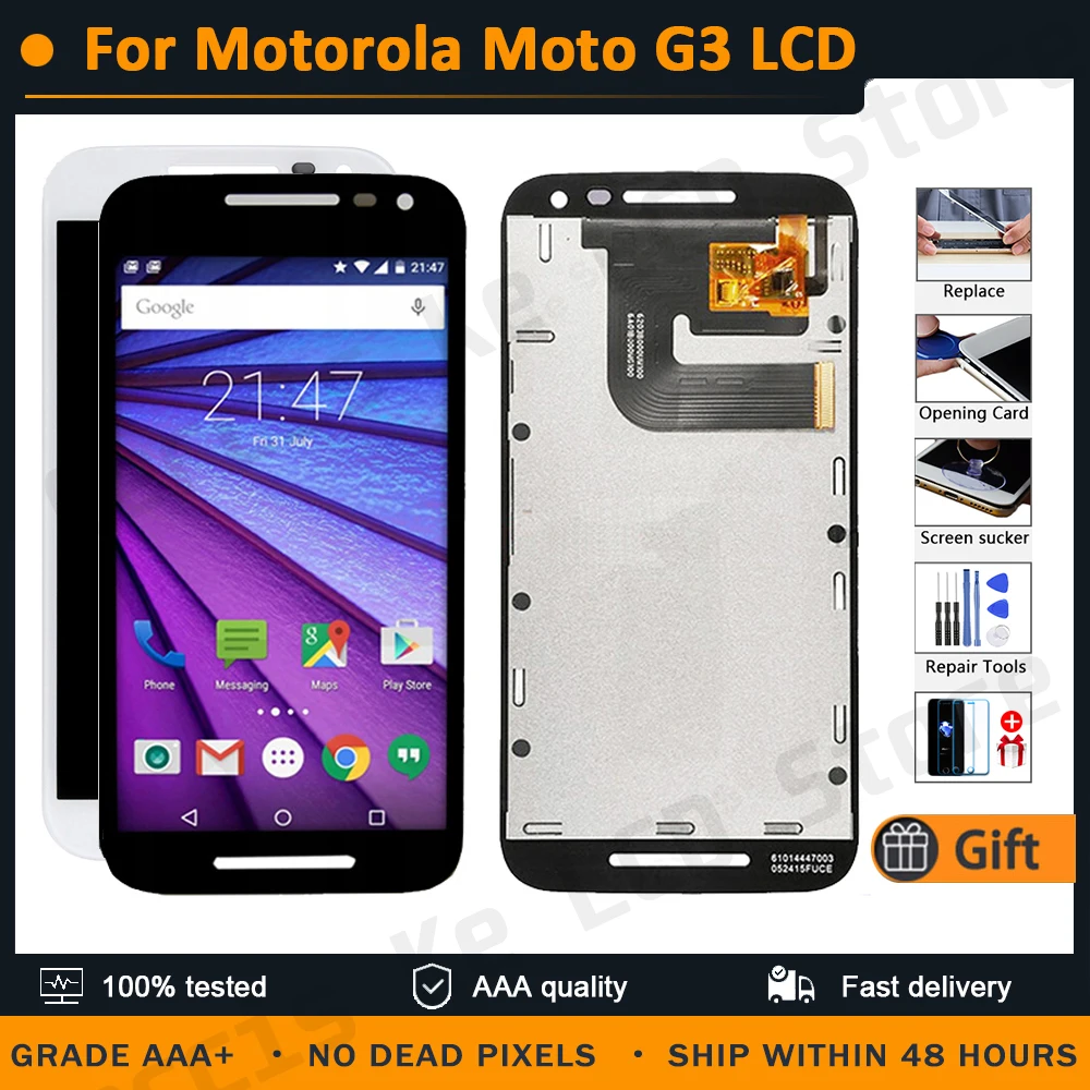 

ЖК-дисплей с сенсорным экраном и дигитайзером для Motorola Moto G3 XT1541 XT1540 XT1548