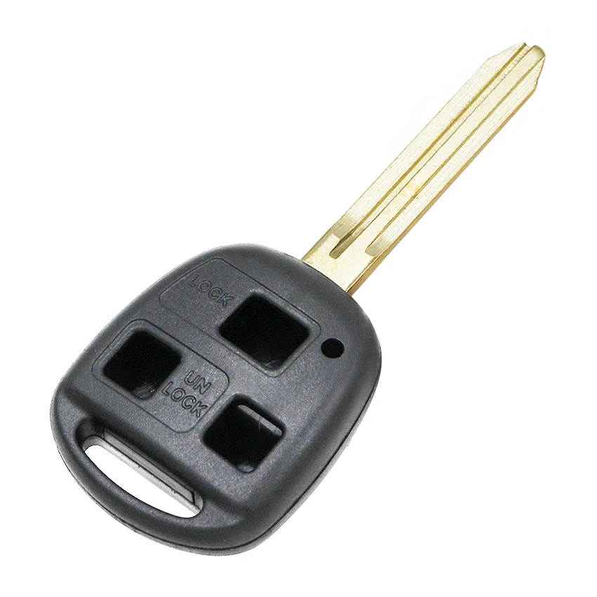 3 кнопки дистанционного ключа оболочки чехол TOY43 Uncut лезвие с или без Pad для Toyota RAV4
