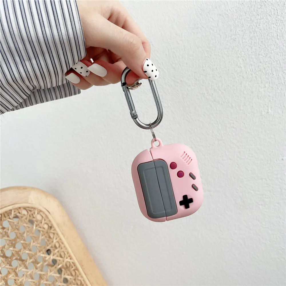 Чехол с брелоком для Airpods 3 generacion Game Player дизайнерский Мягкий силиконовый чехол