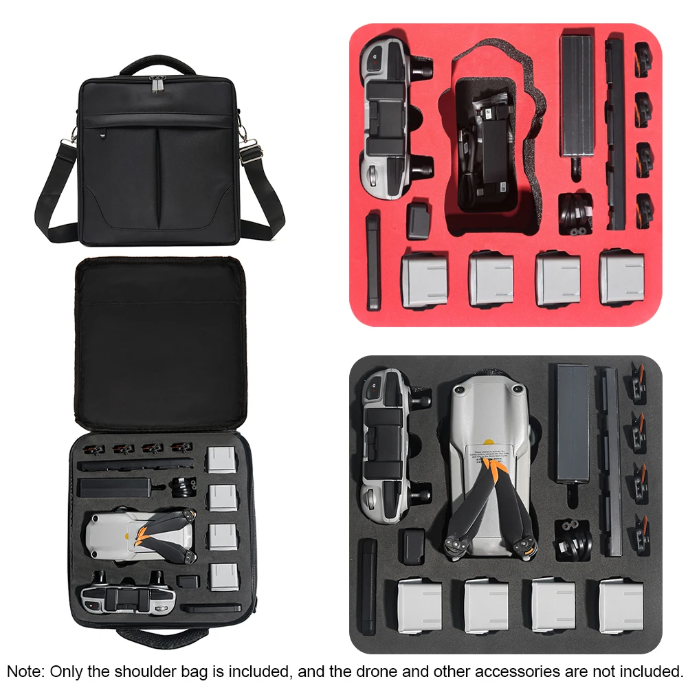 

With Shoulder Strap Storage Bag Protective Carrying Case Travel Lock Handle Portable Box Anti Shock Durable For DJI Mavic Air 2S