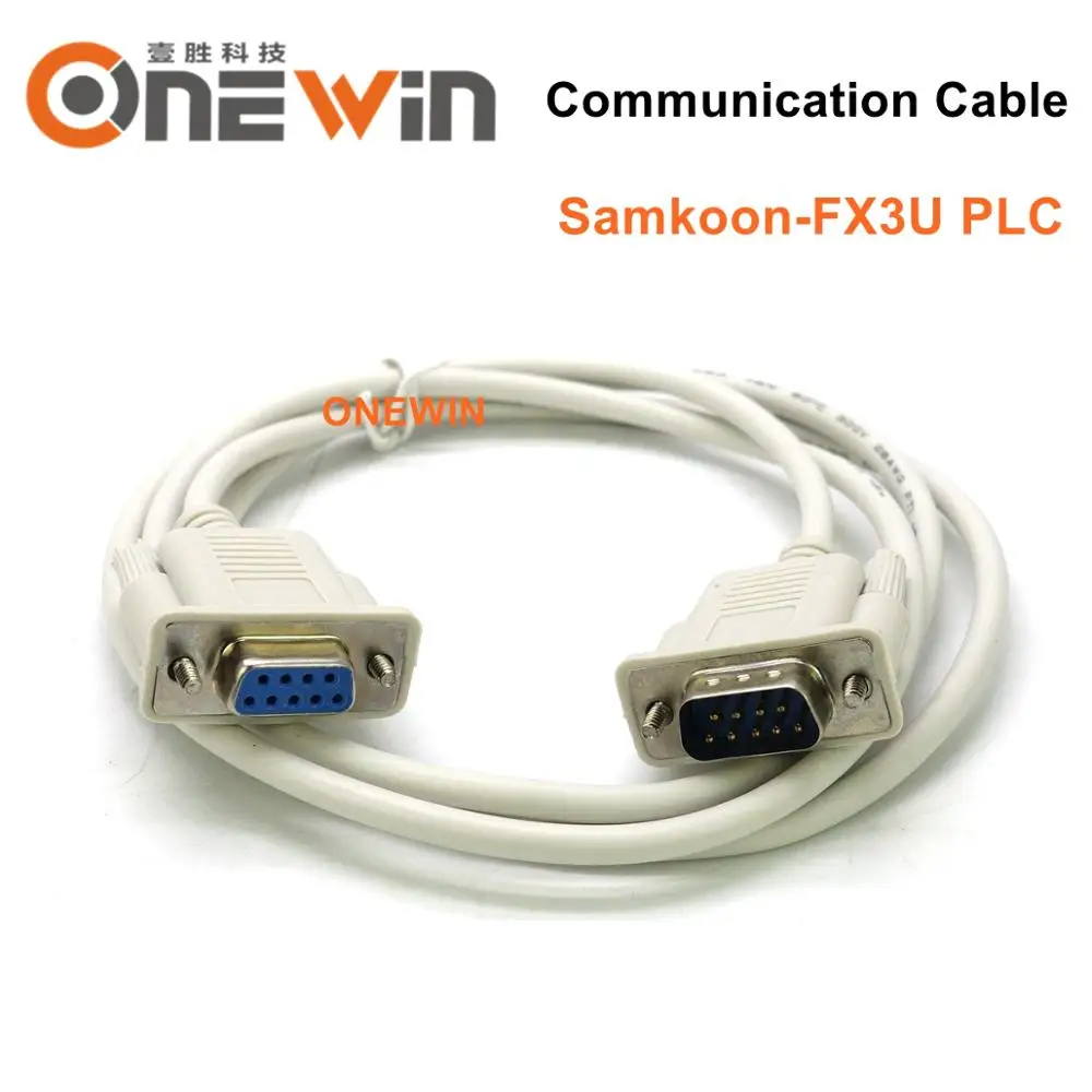 

Samkoon HMI touch screen connect FX3U PLC program communication cable EA SA SK AK All Series