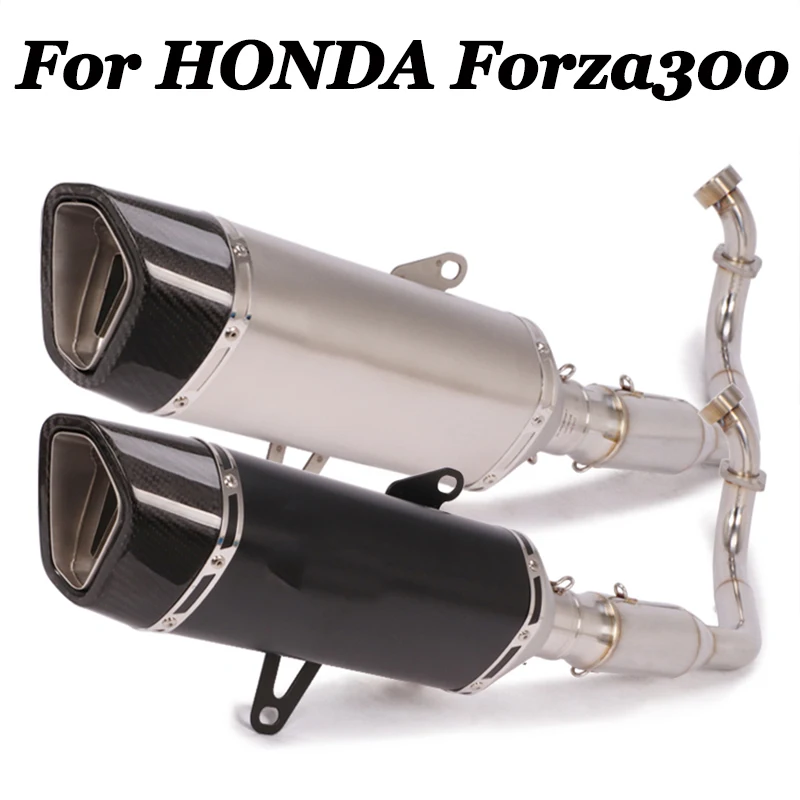 Слипоны для Honda Forza300 2017 2019 полная мотоциклетная система GP выхлопная труба из