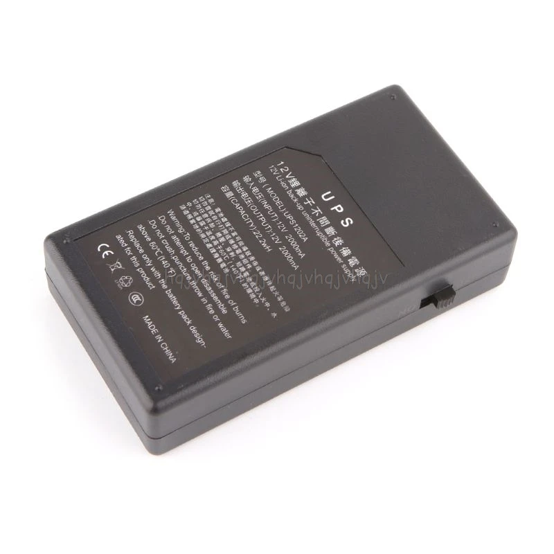 12V2A 22.2W UPS Uninterrupted Backup Power Supply Mini Battery For Camera Router O12 19 dropship | Обустройство дома