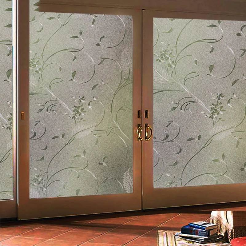 Матовая виниловая оконная пленка декоративная УФ наклейка на окно матовая