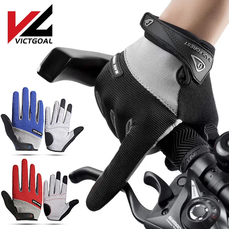 

Breathable Cycling Gloves Full Finger Bike Gloves Men Women Touch Screen Non-Slip Ultra-thin Fabric Riding Hiking Climbing Sport